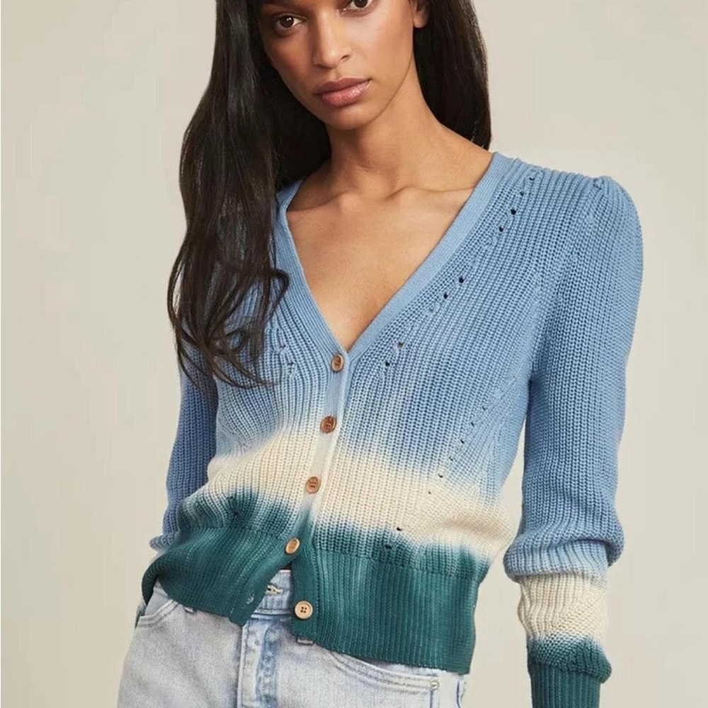 Veronica Beard Pattern Block Plunge Neckline Card… - image 4